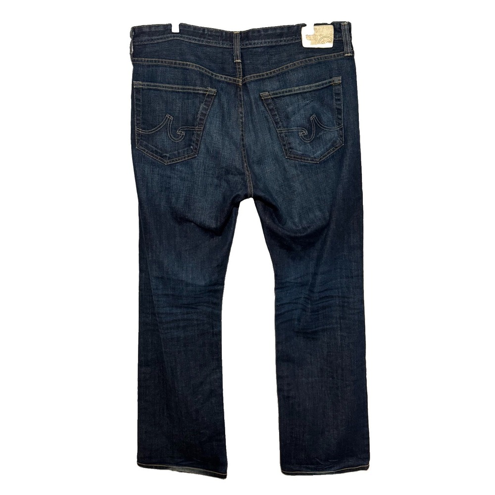 AG Adriano Goldschmied The Protege Jeans Mens 36x30 Dark Wash Straight Leg USA - Picture 2 of 9